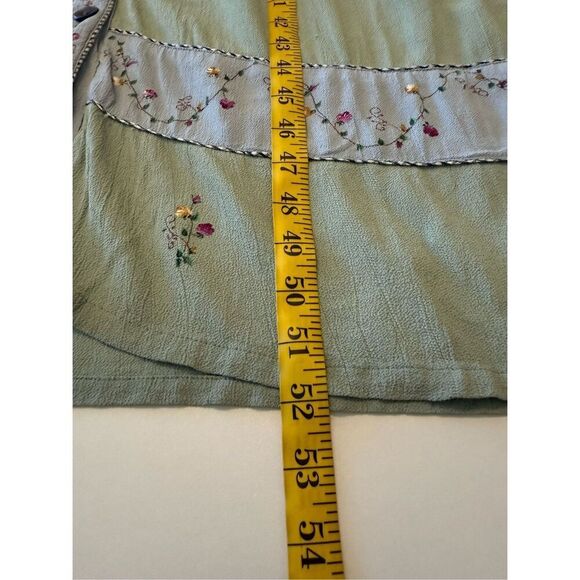 Vintage Hand Painted Papy Boez Midi Dress Sz S/M 90’s, Cottagecore - Picture 12 of 12